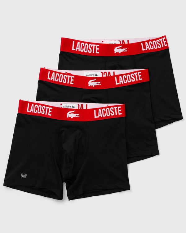 Lacoste 3-PACK TRUNKS black