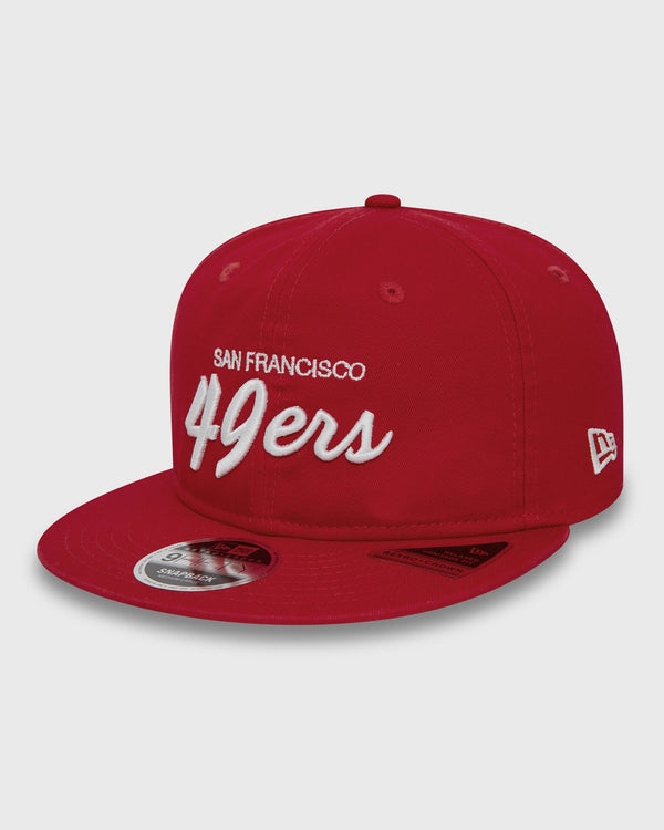 new era NFL RETRO 9FIFTY SAN FRANCISCO 49ERS FDR red