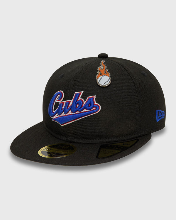 new era MLB COOP PIN 59FIFTY CHICAGO CUBS OTC black