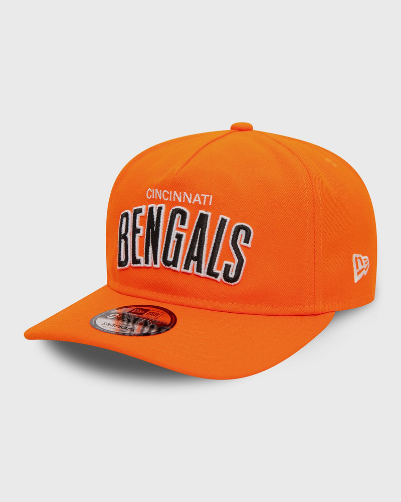 new era NFL COACHES 9FIFTY AFRAME CINCINNATI BENGALS orange
