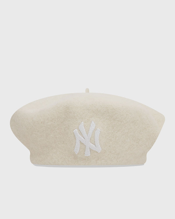 new era WMNS WOOL BERET NEW YORK YANKEES beige