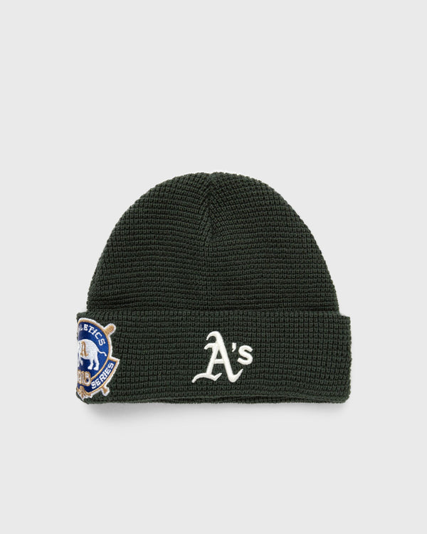 new era SHORT CUFF BEANIE OAKLAND ATHLETICS green