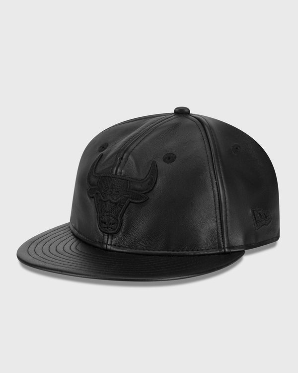 new era GENUINE LEATHER 22196 CHICAGO BULLS black