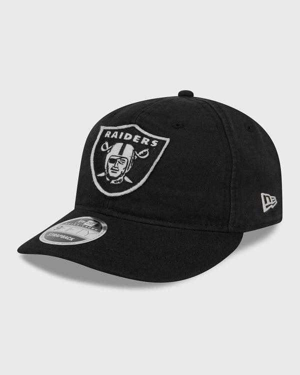 new era CANVAS FELT LOGO LAS VEGAS RAIDERS black