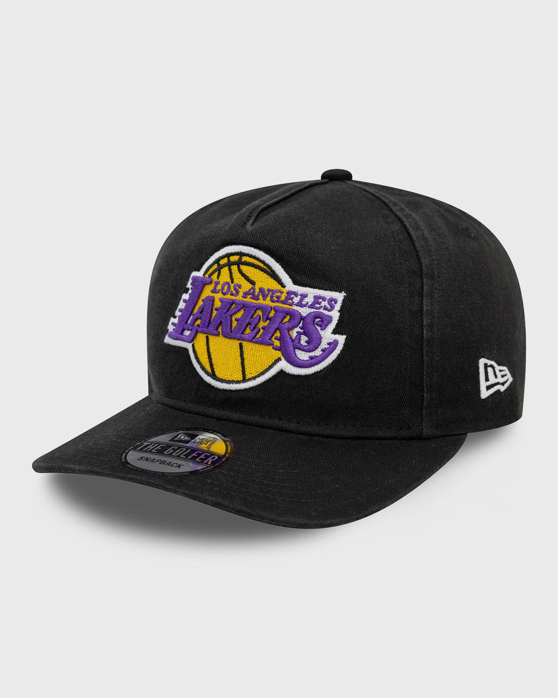 new era WASHED PC GOLFER LOS ANGELES LAKERS black
