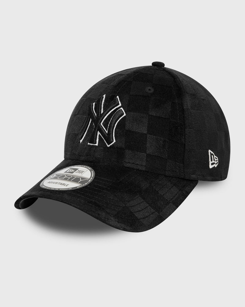 new era TONAL CHECK 9FORTY NEW YORK YANKEES black