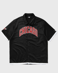 New Era NBA SNAP Button Shirt Chicago Bulls black