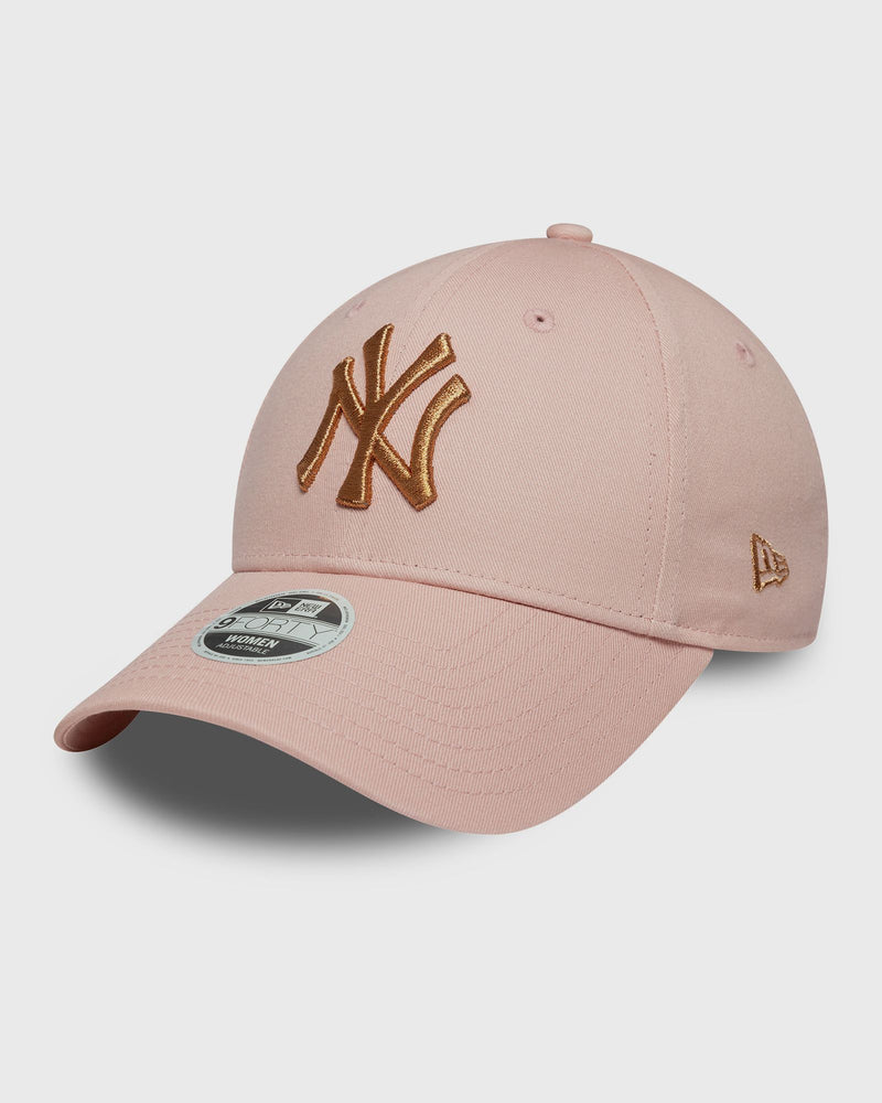 new era WMNS METALLIC LOGO 9FORTY NEW YORK YANKEES pink