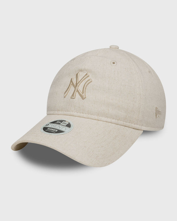 new era WMNS LINEN 9TWENTY NEW YORK YANKEES beige