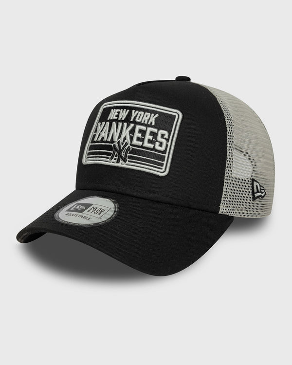 new era MLB PATCH TRUCKER NEW YORK YANKEES black