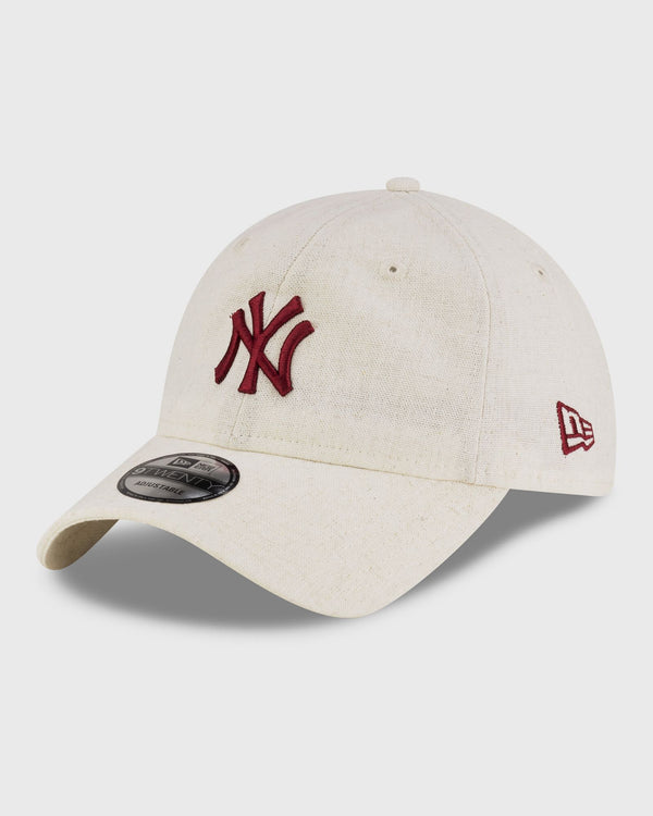 new era LINEN 9TWENTY NEW YORK YANKEES beige