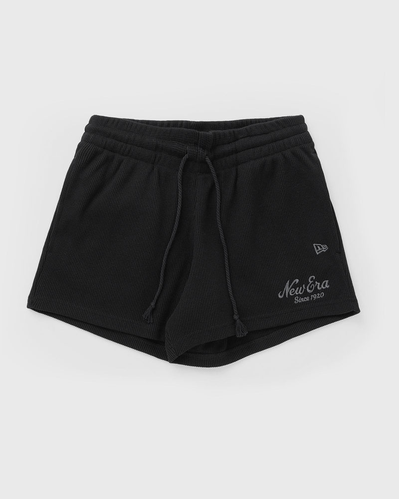 new era NE WAFFLE SHORT black