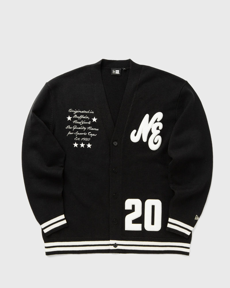 new era NE KNIT CARDIGAN black