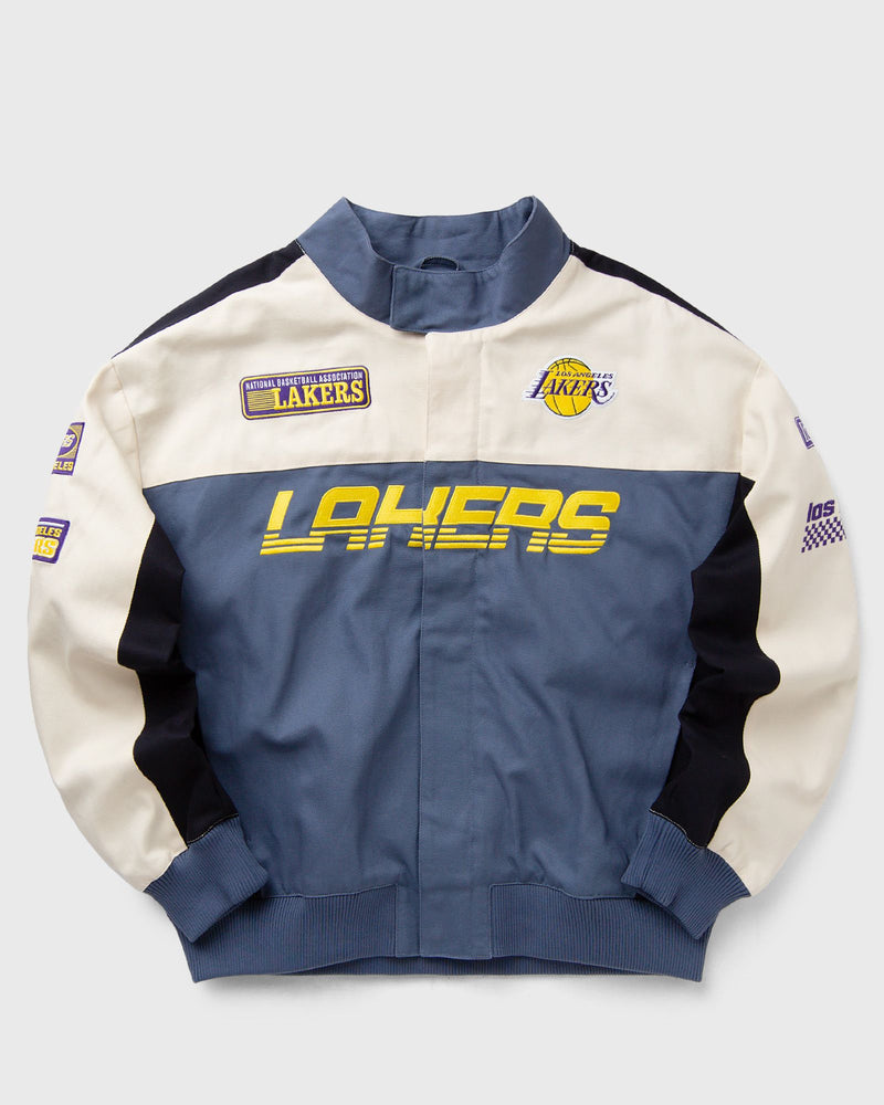 new era NBA MOTORSPORT JACKET LOS ANGELES LAKERS blue|beige