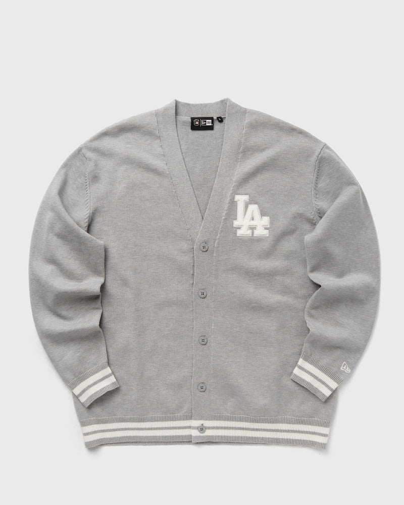 new era MLB KNIT CARDIGAN LOS ANGELES DODGERS grey