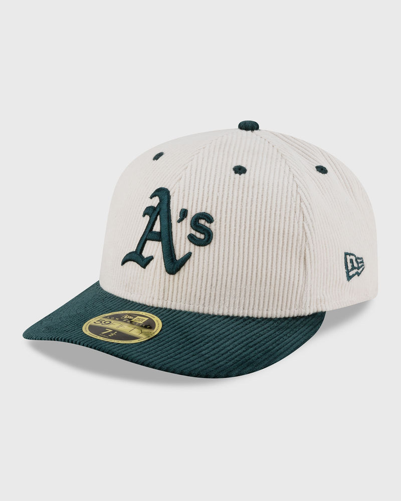 new era MLB CORD 59FIFTY LP OAKLAND ATHLETICS white