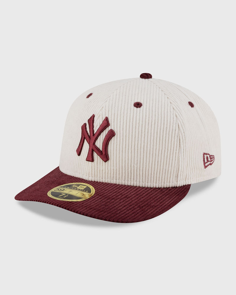 new era MLB CORD 59FIFTY LP NEW YORK YANKEES white