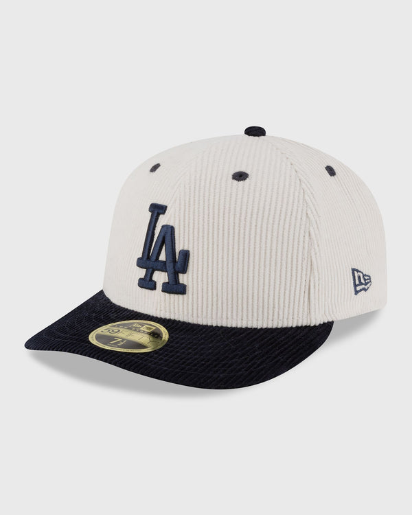 new era MLB CORD 59FIFTY LP LOS ANGELES DODGERS white