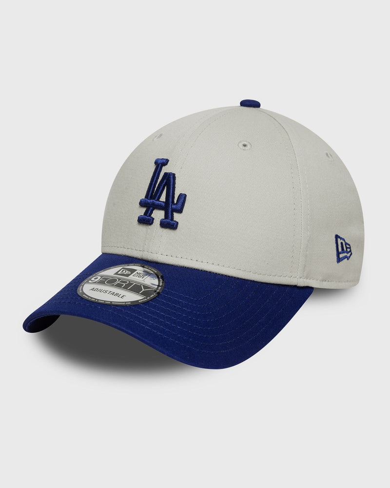 new era COLOUR BLOCK 9FORTY LOS ANGELES DODGERS blue|white
