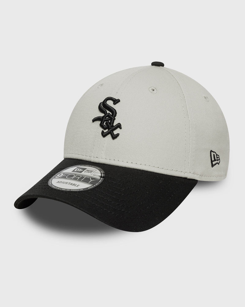 new era COLOUR BLOCK 9FORTY CHICAGO WHITE SOX black|white