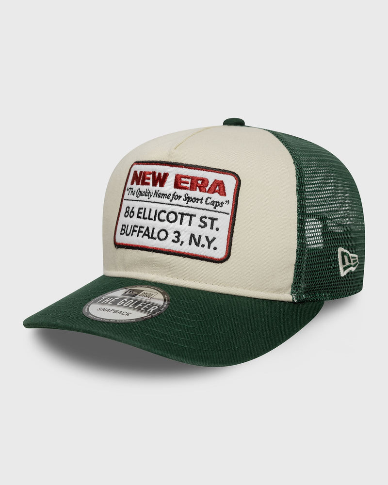new era NE PATCH 19TWENTY TRUCKER green|white