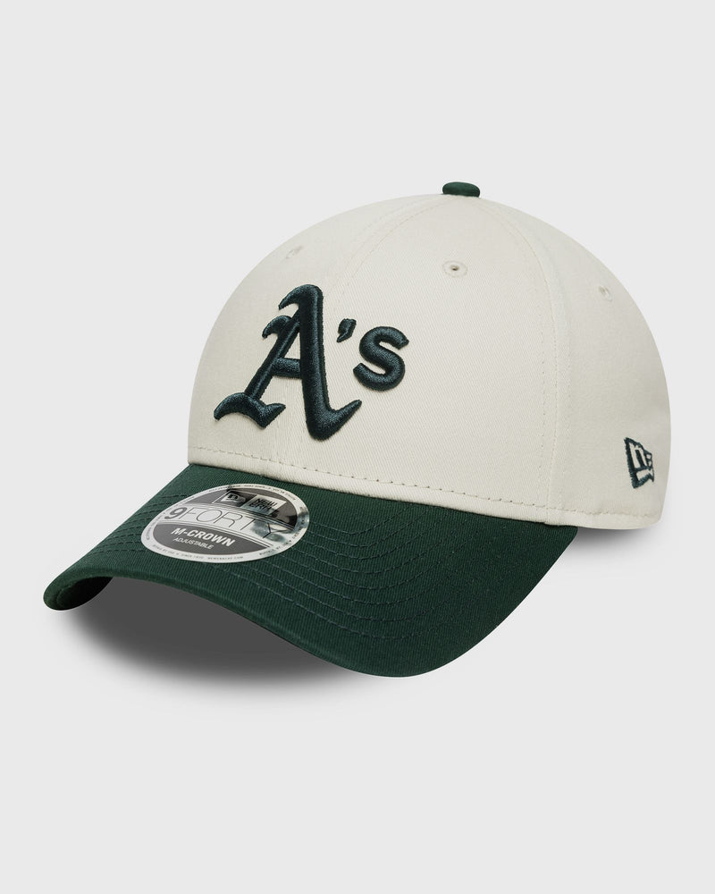 new era COLOURBLOCK 9FORTY MC OAKLAND ATHLETICS green|white