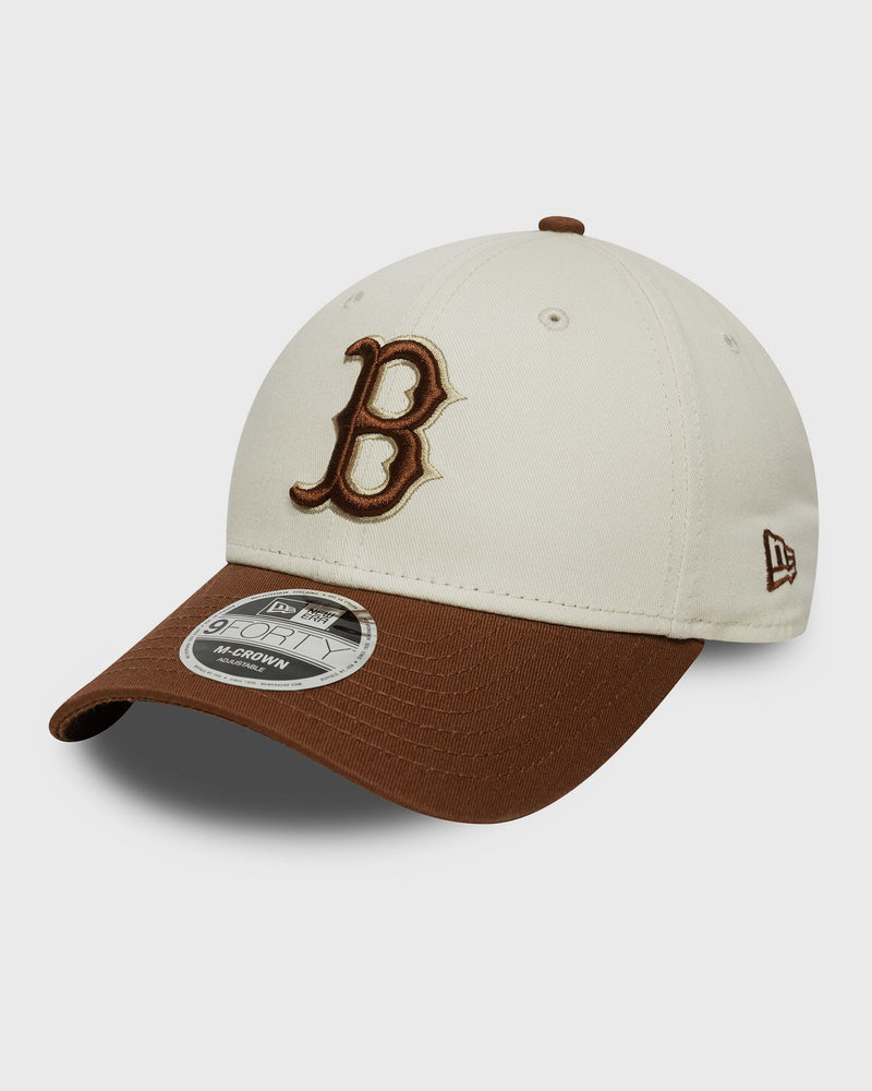 new era COLOURBLOCK 9FORTY MC BOSTON RED SOX brown|white