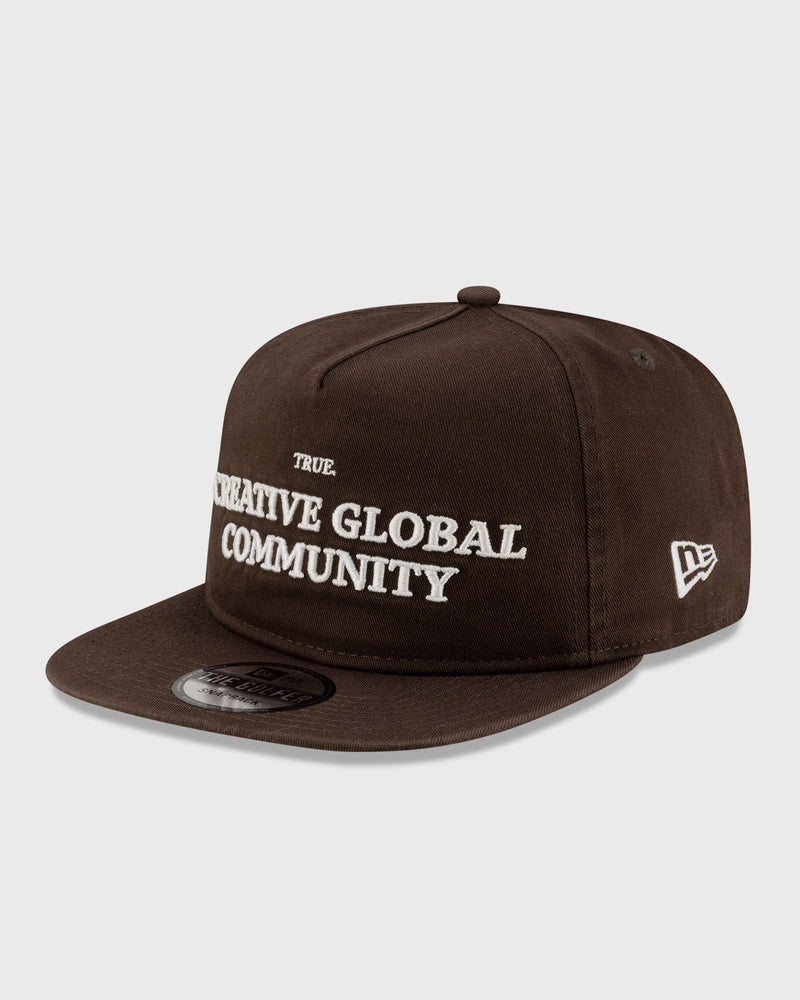 new era GOLFER WOOD TRUE brown