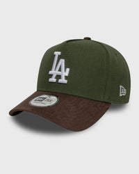 New Era Suede Visor Eframe LOS Angeles brown|green