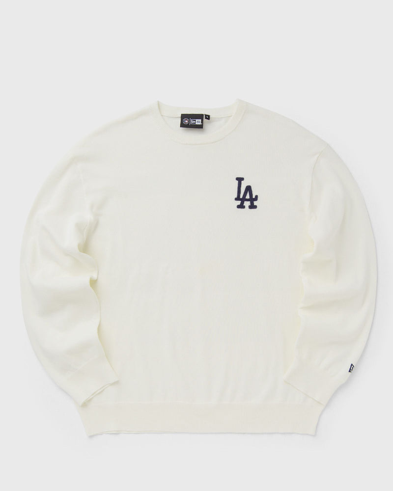 New Era Mlb Essential Knit Sweater Los Angeles Dodgers White
