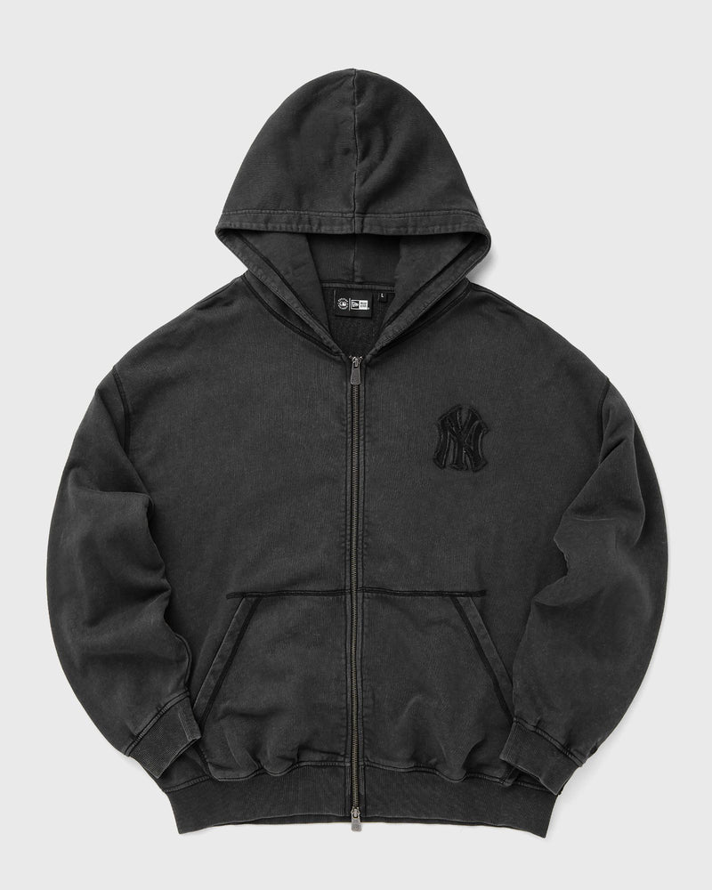 New Era Mlb Washed Fz Hoodie New York Yankees Black