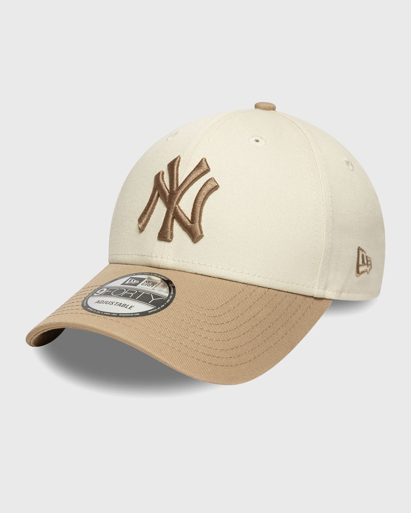 New Era Colour Block 9Forty New York Yankees Beige