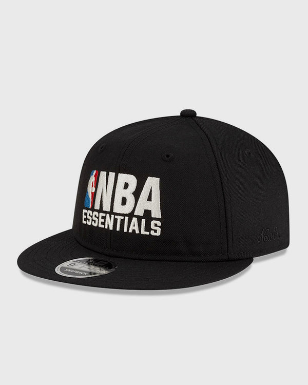 new era X Fear of God 59FIFTY Retro Crown Flat NBA Logo black