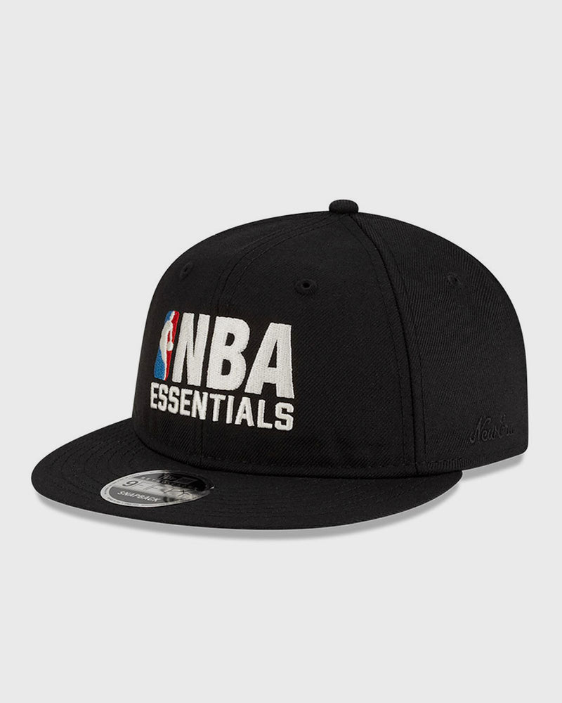 new era X Fear of God 59FIFTY Retro Crown Flat NBA Logo black