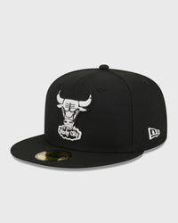 New Era HWC 31587 59fifty Blkblkwhi Chicago Bulls black
