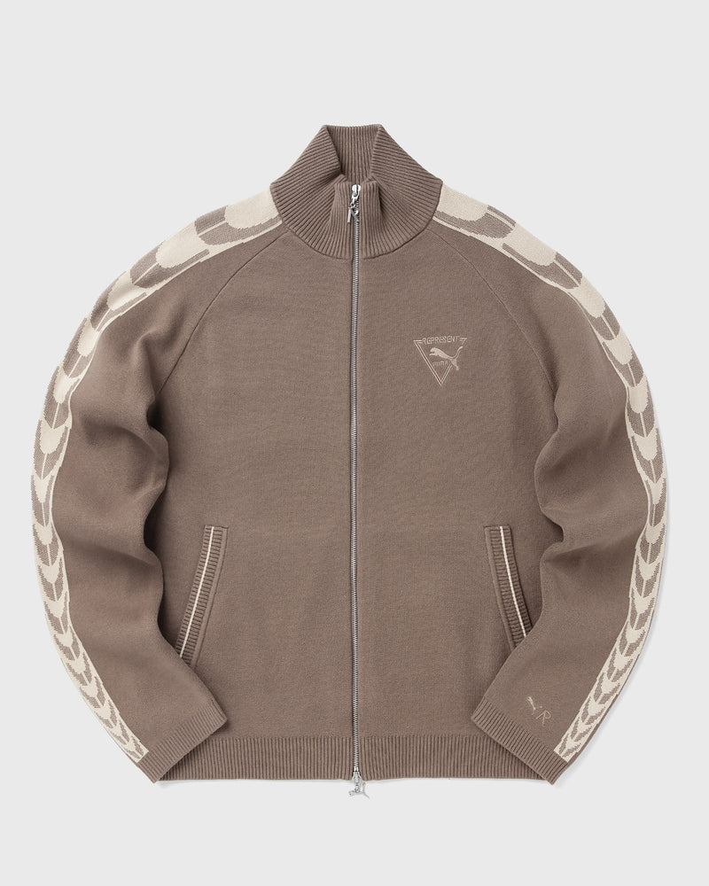 Puma X Represent T7 Knit Jacket brown