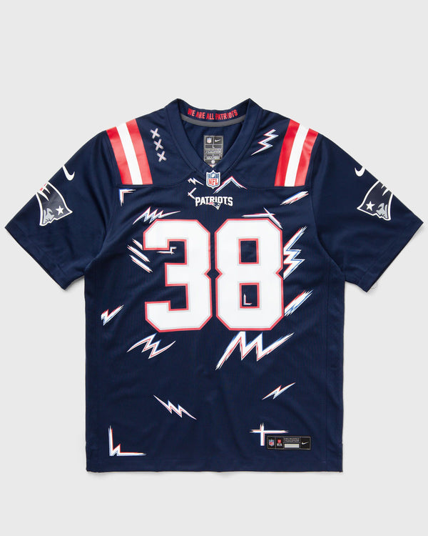 Fanatics Nike X Hard New England Patriots Game Jersey-Rahmondre Stephenson  38