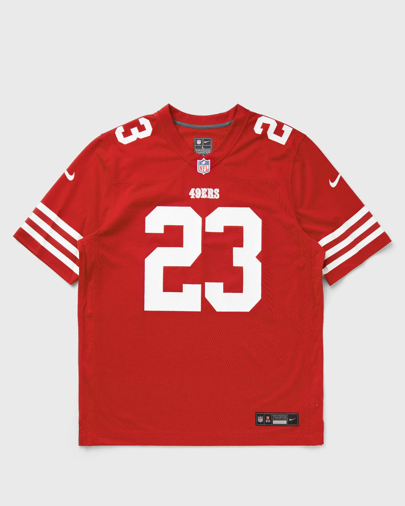 Nike NFL San Francisco 49ers Game Home Jersey  Christian Mccaffrey 23 red