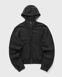 Martine Rose Hooded Zip Crew Black