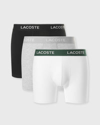 Lacoste 3-Pack Stretch Cotton Boxer Briefs Multi