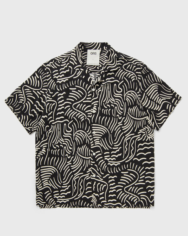 OAS Tar Lorenzo Viscose Shirt black