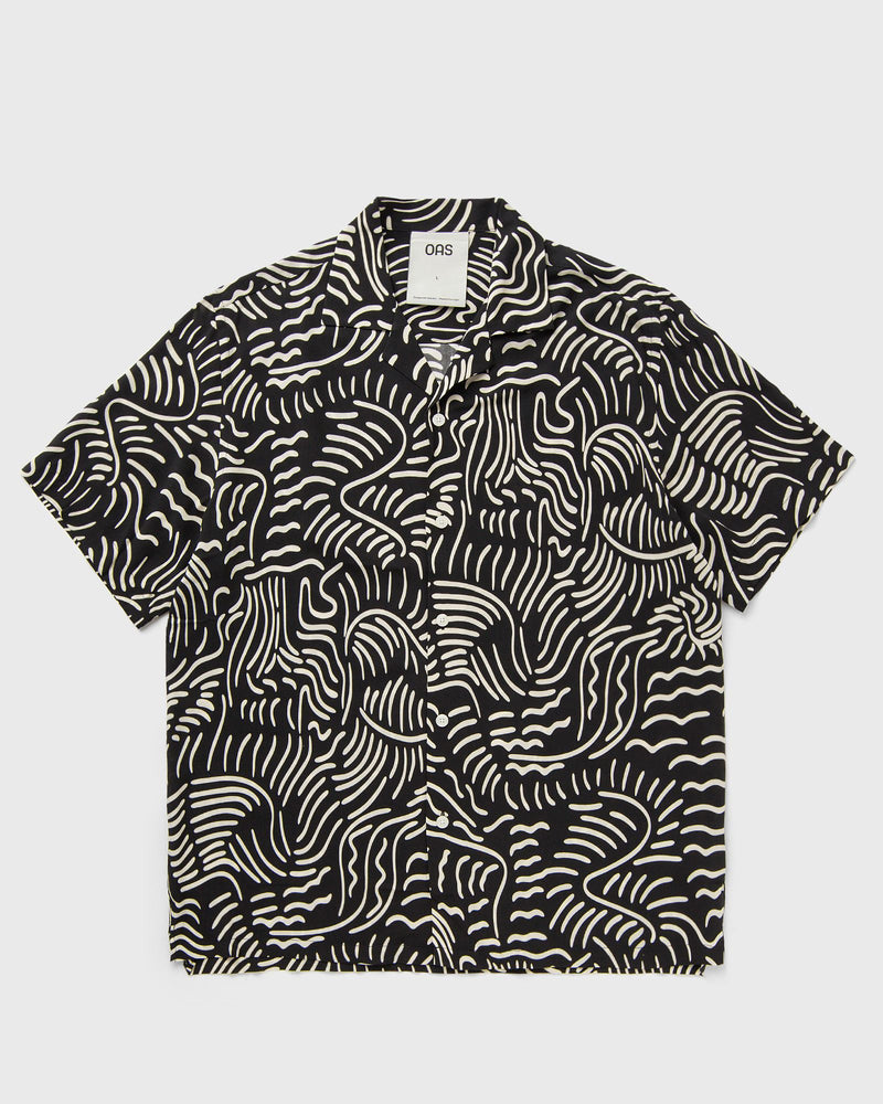 OAS Tar Lorenzo Viscose Shirt black