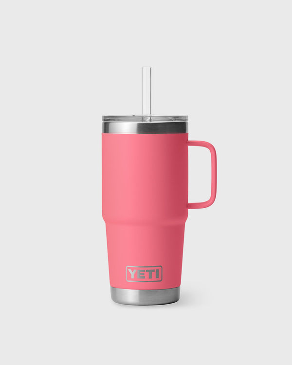 Yeti Rambler 25 Oz Straw Mug 2.0 pink