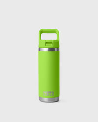 Yeti Rambler 18 Oz Colour Straw Bottle Green