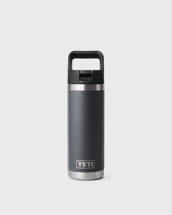 Yeti RAMBLER 18 OZ COLOUR STRAW BOTTLE black