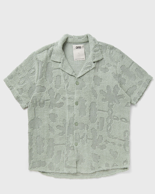 OAS Galbanum Cuba Crochet Shirt blue