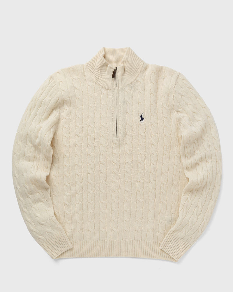 Polo Ralph Lauren LSCABLEHZPP-L/S HALF ZIP PULLOVER beige