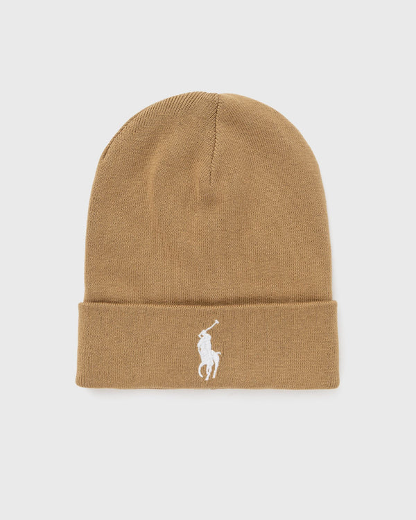 Polo Ralph Lauren COMBED COTTON BEANIE brown