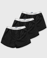 Polo Ralph Lauren Stretch Slim-Fit Boxers 3-Pack Black