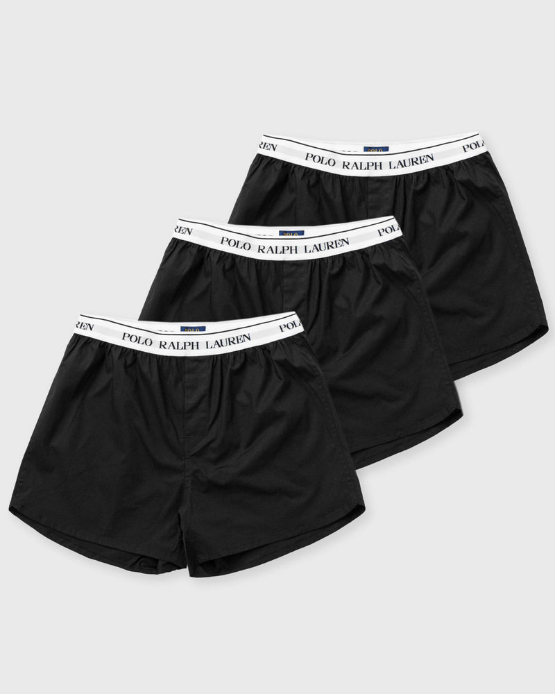 Polo Ralph Lauren Stretch Slim-Fit Boxers 3-Pack Black